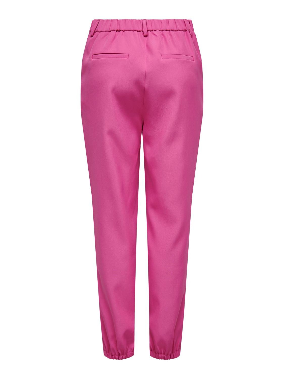 ONLY Pantalons Regular Fit Taille moyenne -Raspberry Rose - 15311117