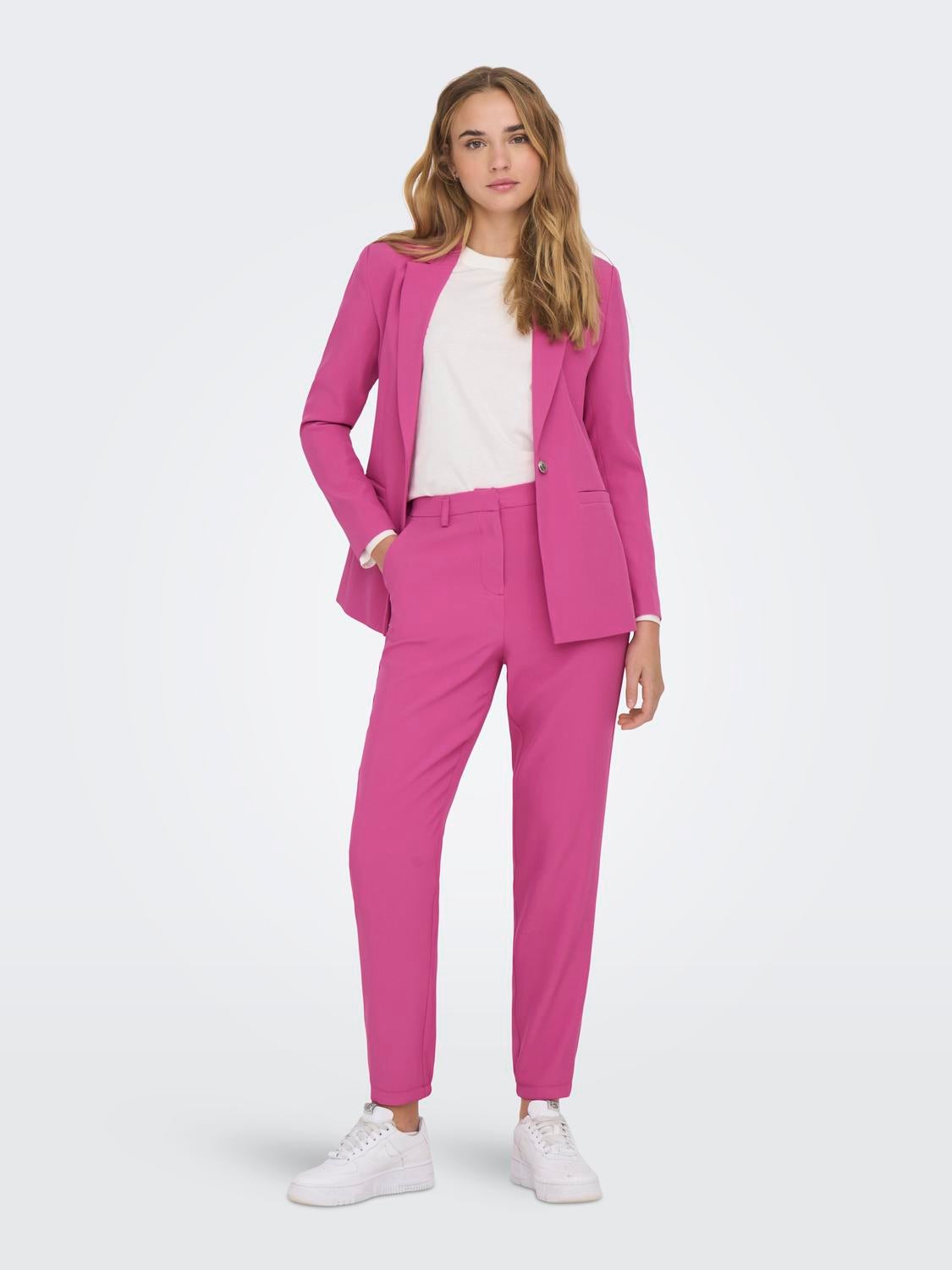 ONLLELA-ELLY Mid waist Regular Fit Trousers