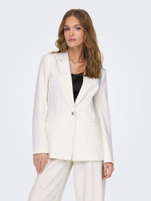 ONLY Slim Fit Reverse Blazer -Bright White - 15311118