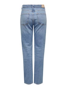 ONLY Jeans Slim Fit Taille haute -Light Blue Denim - 15311134
