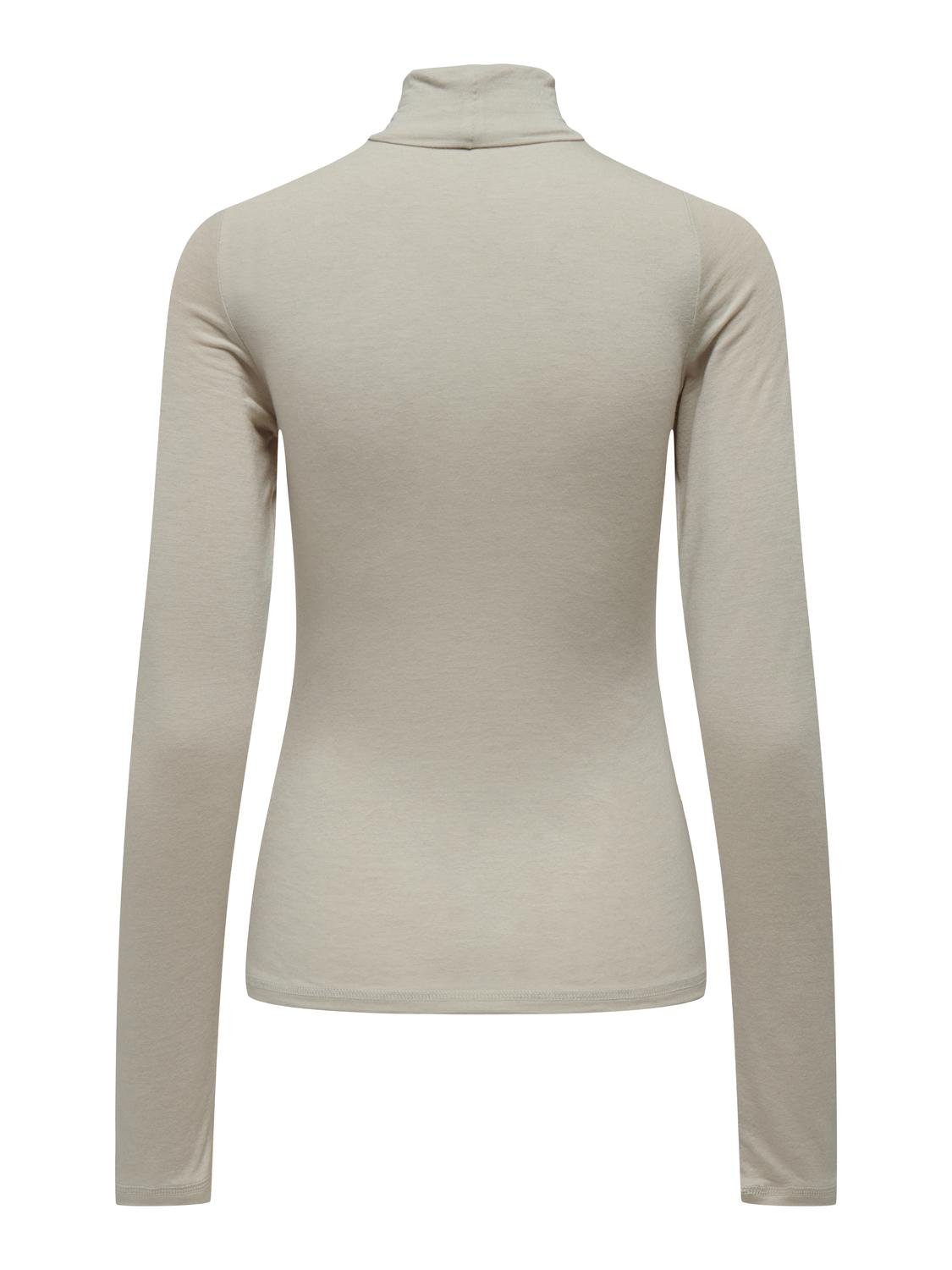 ONLY Regular Fit Roll neck Top -Whitecap Gray - 15311143