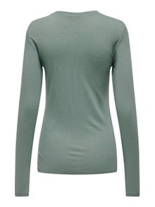ONLY Regular Fit Round Neck Top -Chinois Green - 15311144