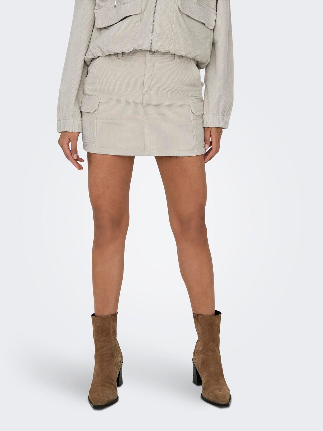 ONLY Short skirt -Pumice Stone - 15311150