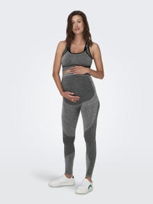 ONLY Mama Training tights -Light Grey Melange - 15311184