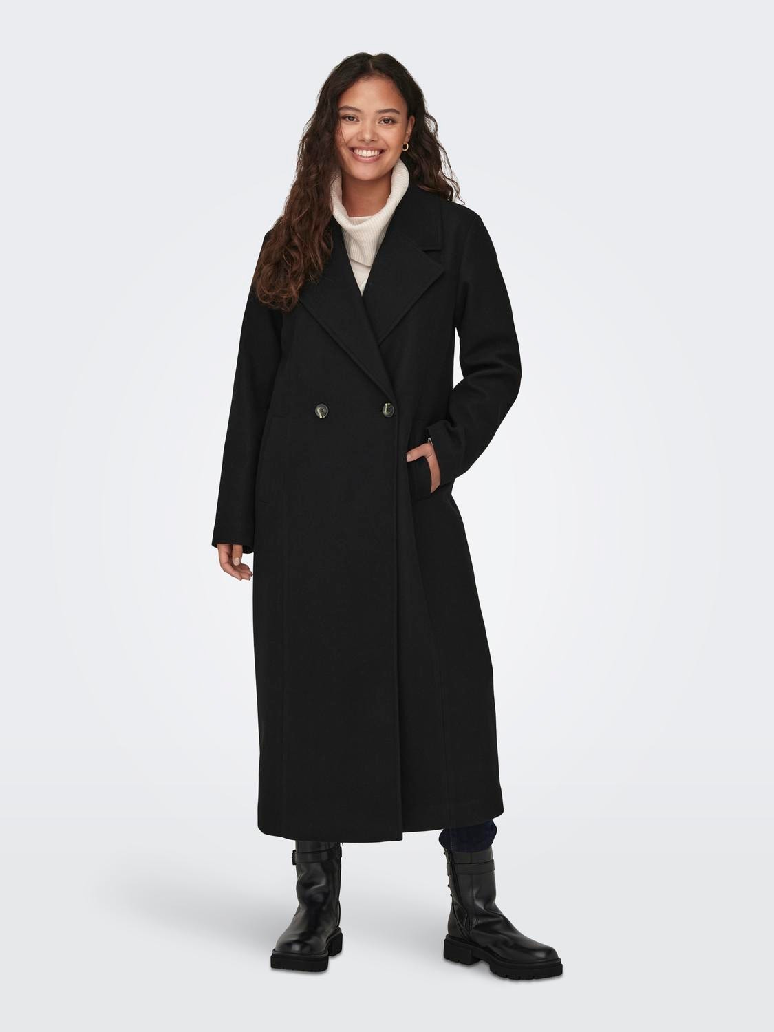 ONLY Long coat -Black - 15311207