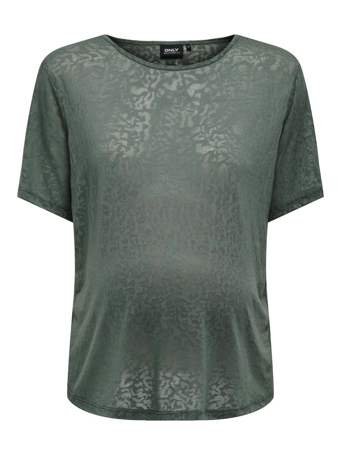 ONLY Regular Fit Round Neck Top -Balsam Green - 15311241