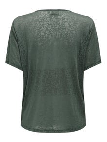 ONLY Mama burnout t-shirt -Balsam Green - 15311241