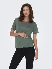ONLY Tops Regular Fit Col rond -Balsam Green - 15311241