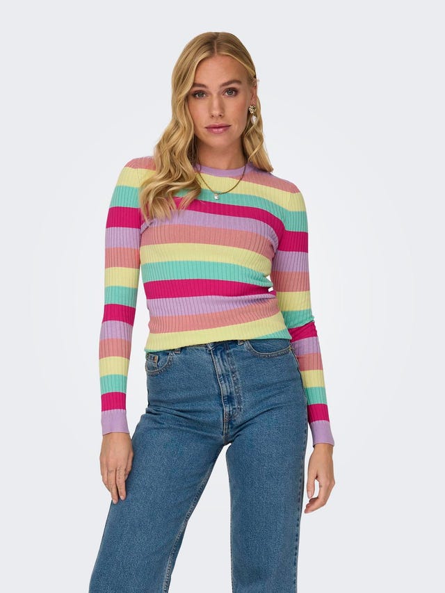ONLY Striped knitted top - 15311250