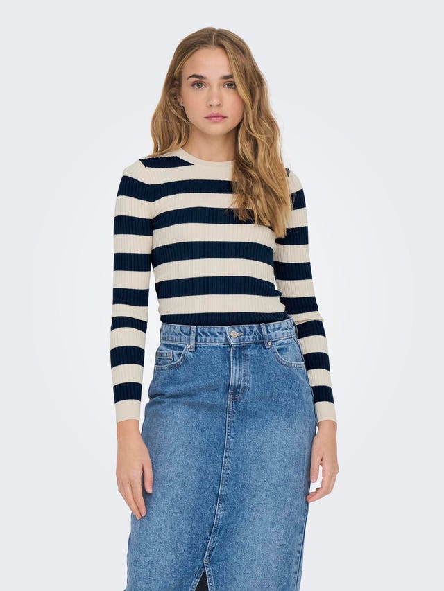 ONLY Striped knitted top - 15311250