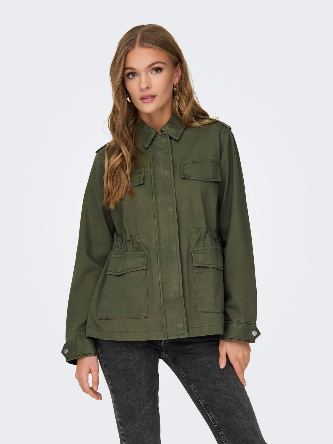 Short deals utility jacket