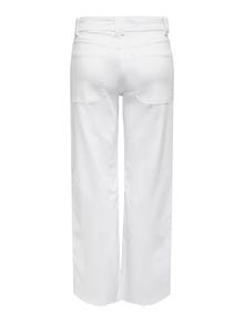 ONLY Wide Leg Fit High waist Trousers -Bright White - 15311283