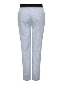 ONLY Pantalons Regular Fit Taille moyenne -Cloud Dancer - 15311312