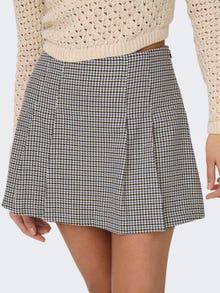ONLY Mini skirt with high waist -Cloud Dancer - 15311371