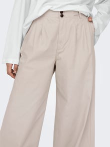 ONLY Wide Leg Fit High waist Cargo Trousers -Pumice Stone - 15311375