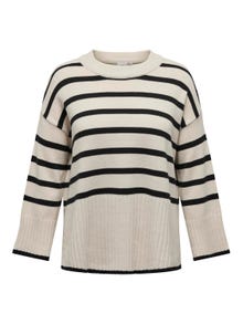 ONLY O-hals Curve Pullover -Birch - 15311382