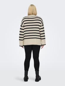 ONLY O-hals Curve Pullover -Birch - 15311382