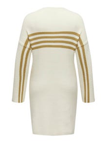 ONLY Regular Fit Halvpolohals Curve Kort kjole -Whitecap Gray - 15311466
