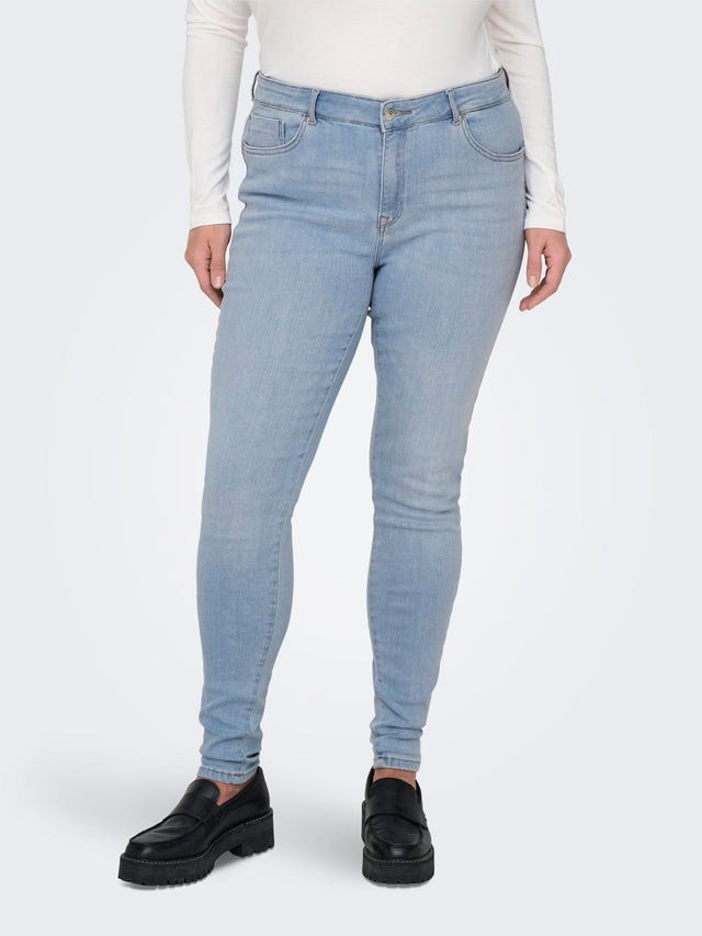 ONLY CARPower Mid Waist Skinny Jeans - 15311471