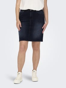 ONLY Curvy mini denim skirt -Blue Black Denim - 15311516