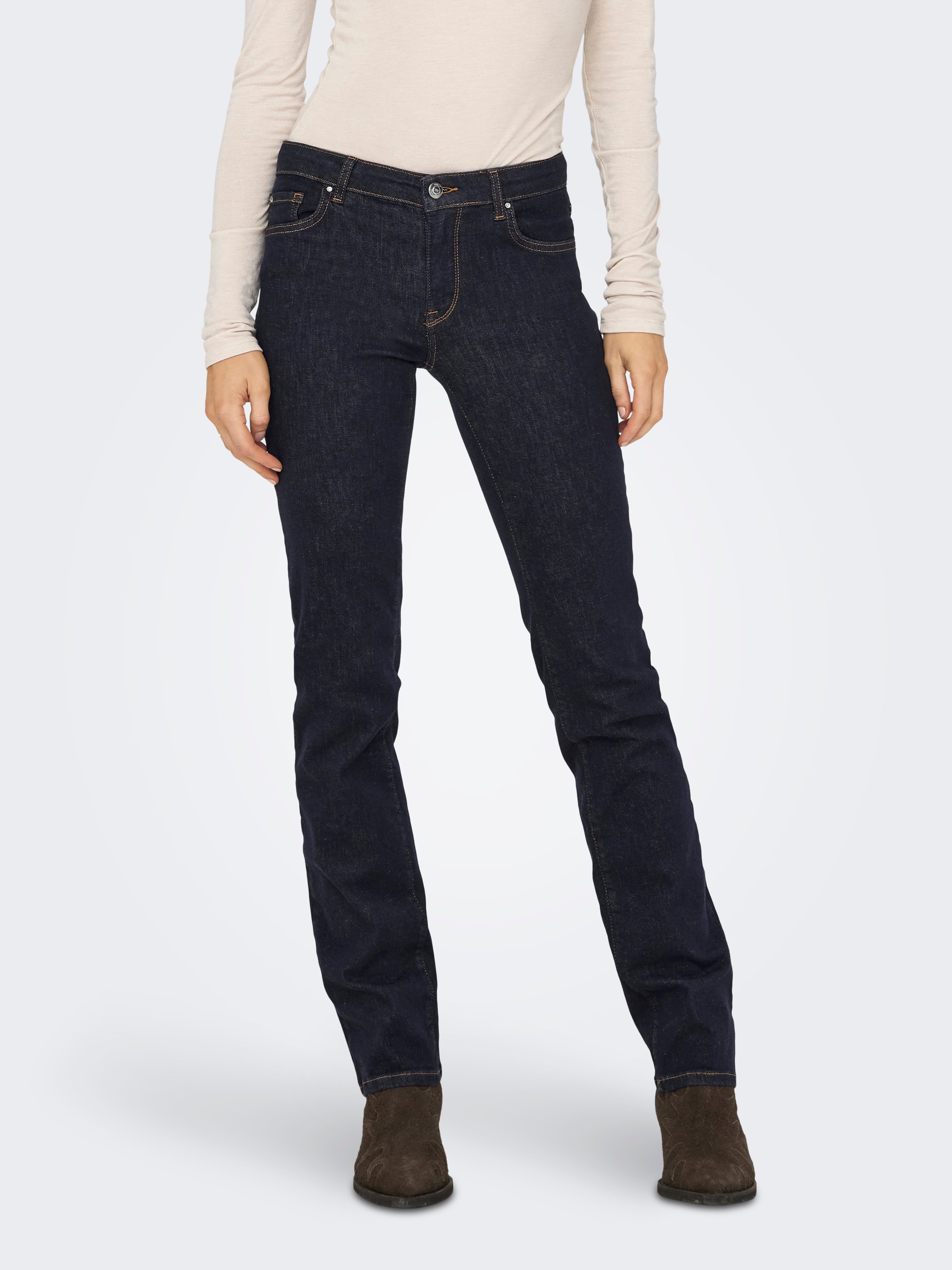 Onlalicia Mittlere Taille Gerade Geschnitten Jeans