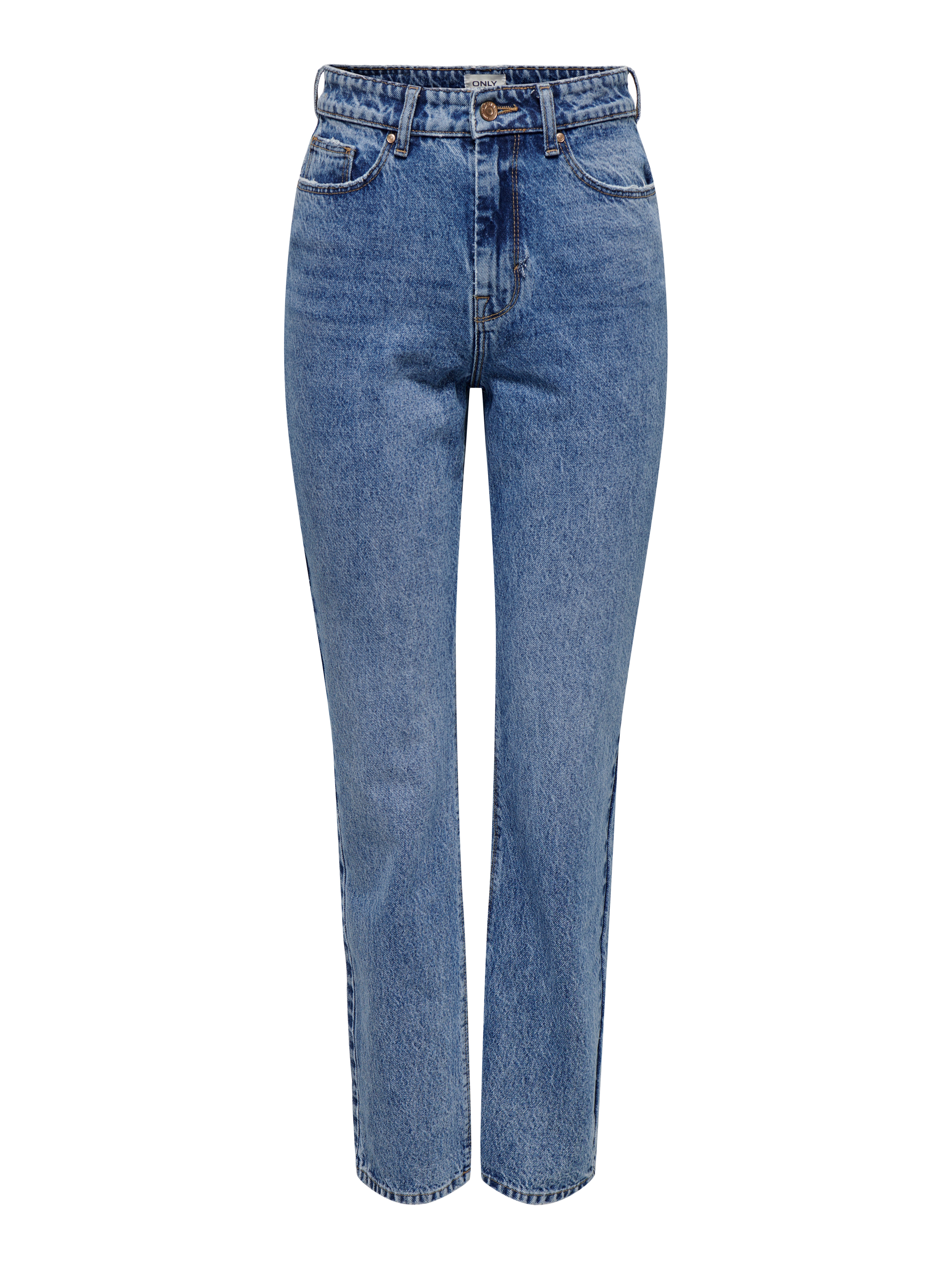 Thumbnail - Onlbillie Hohe Taille Gerade Geschnitten Jeans