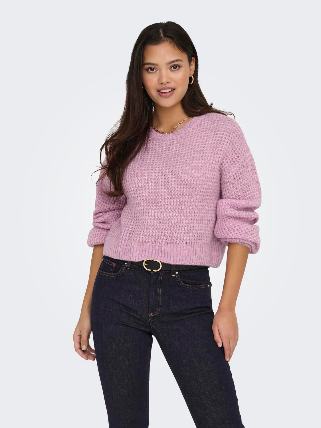 ONLMIKANI Knitted pullover Light Rose ONLY