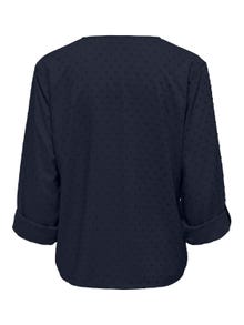 ONLY Regular Fit Cut-away collar Fold-up cuffs Volume sleeves Shirt -Sky Captain - 15311720