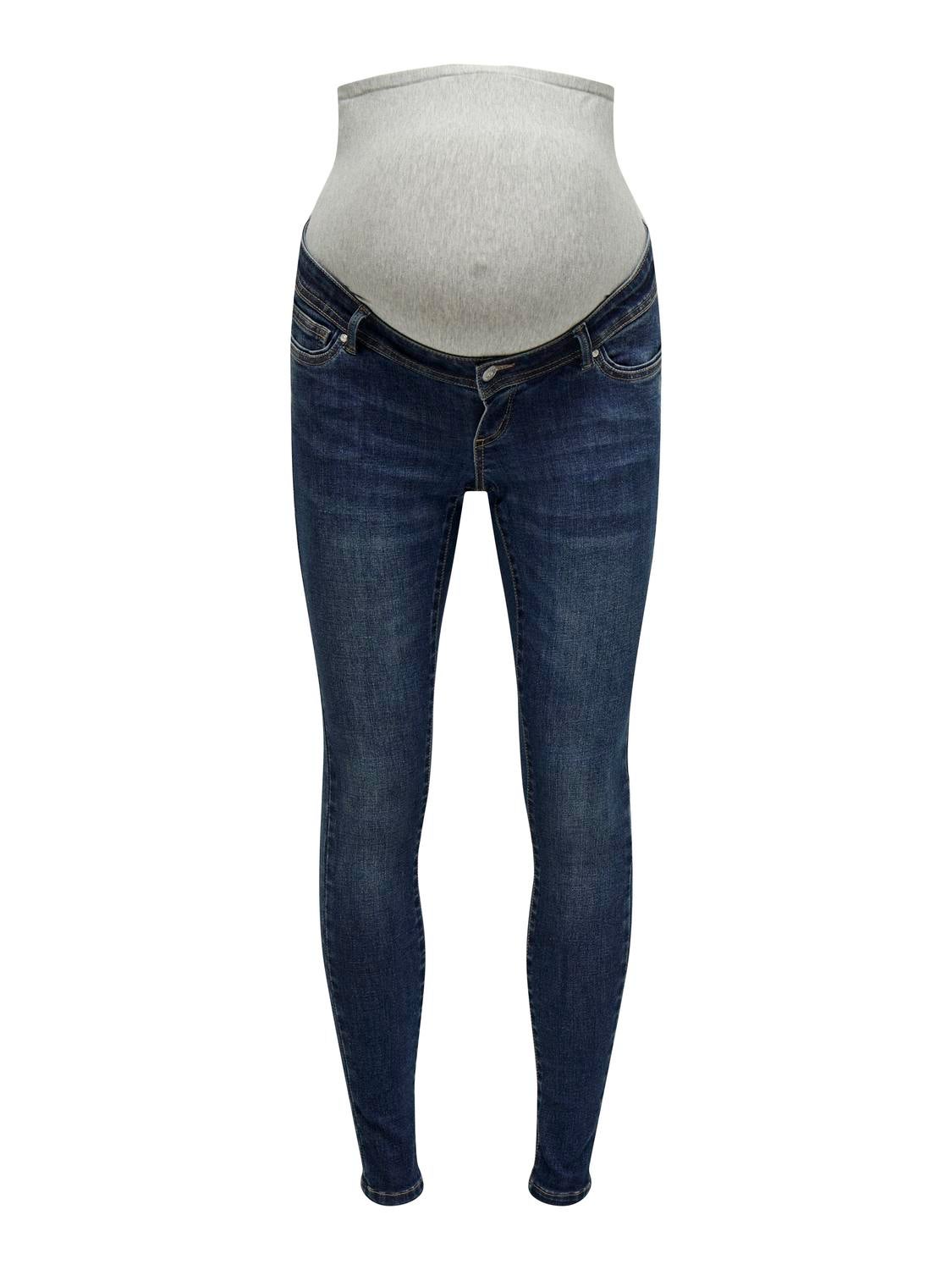 Olmwauw Mittlere Taille Skinny Fit Jeans