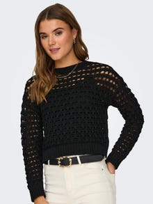 ONLY Round Neck Pullover -Black - 15311772