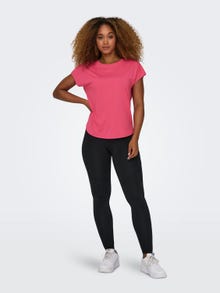 ONLY Training top with loose fit -Raspberry Sorbet - 15311799