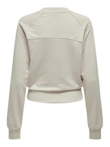 ONLY Training sweatshirt -Pumice Stone - 15311826
