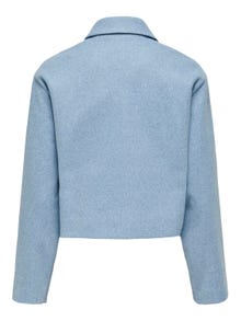 ONLY V-hals kort jakke -Cashmere Blue - 15311852