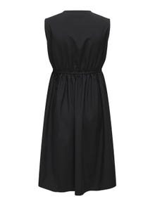 ONLY Regular Fit V-Neck Long dress -Black - 15311887