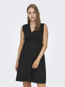 ONLY Regular Fit V-hals Lang kjole -Black - 15311887