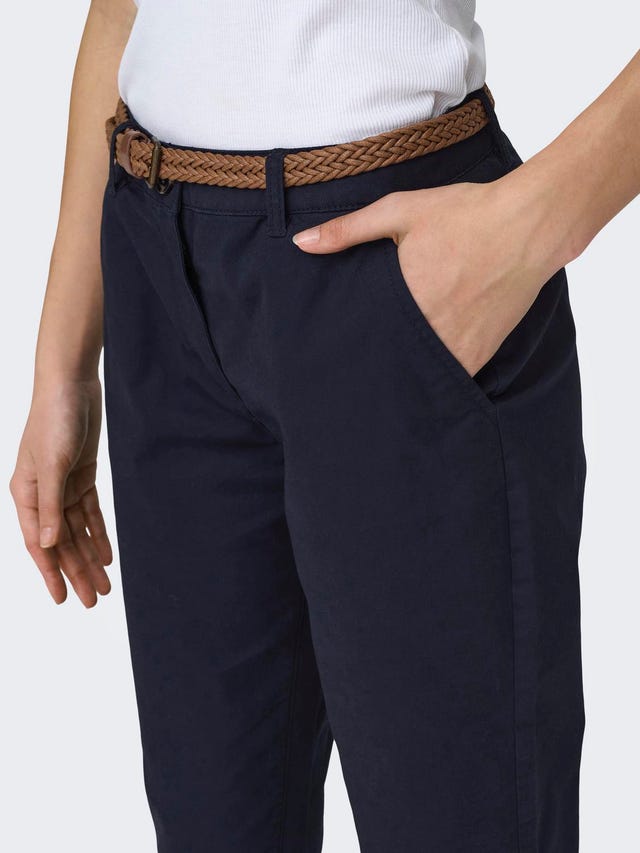 ONLY Regular Fit Mid waist Trousers - 15311897