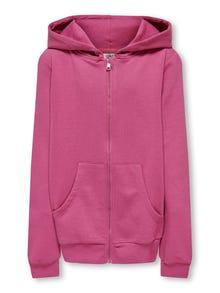 ONLY zip hoodie -Red Violet - 15311917