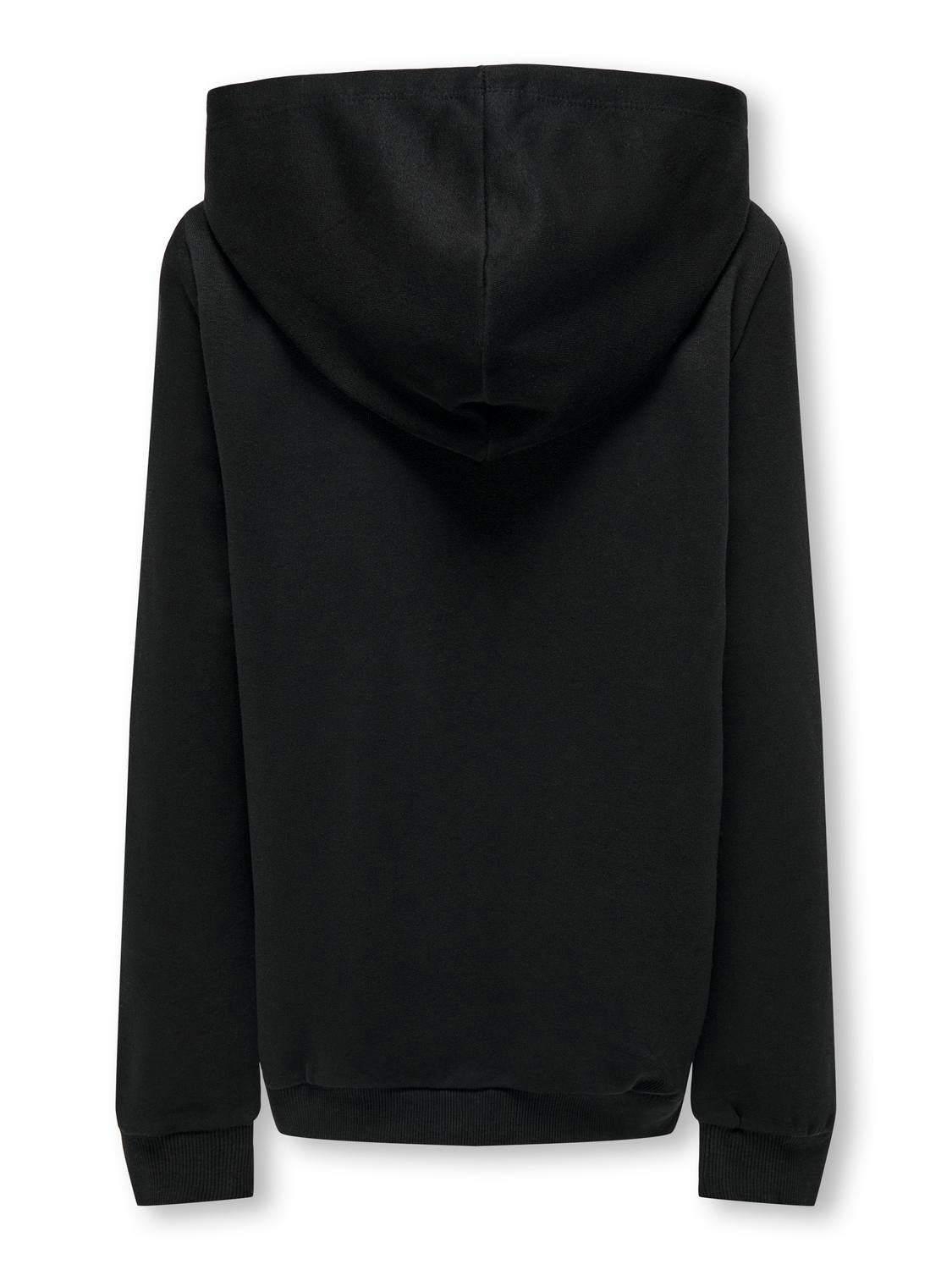 Plain black hoodie for girls best sale