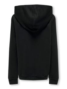 ONLY Normal geschnitten Kapuze Sweatshirt -Black - 15311917