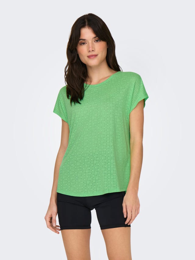 ONLY Solid colored sports t-shirt - 15311939