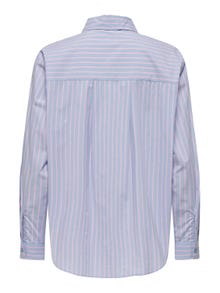 ONLY Regular Fit Skjortekrage Mansjettknapper Volumermer Skjorte -Cashmere Blue - 15311948
