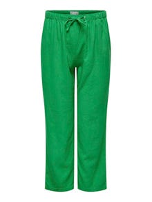 ONLY Loose Fit Mid waist Curve Trousers -Green Bee - 15311951