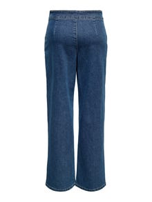 ONLY JDYGEGGO High waist Straight Fit Jeans -Medium Blue Denim - 15311972