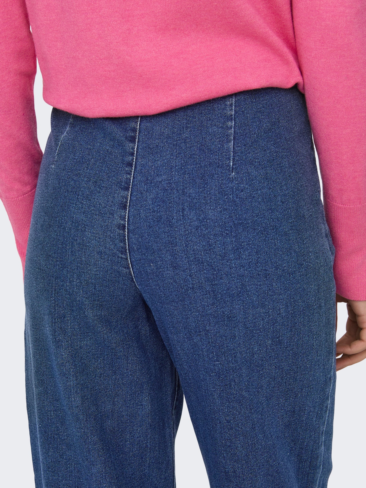 ONLY JDYGEGGO High waist Straight Fit Jeans -Medium Blue Denim - 15311972