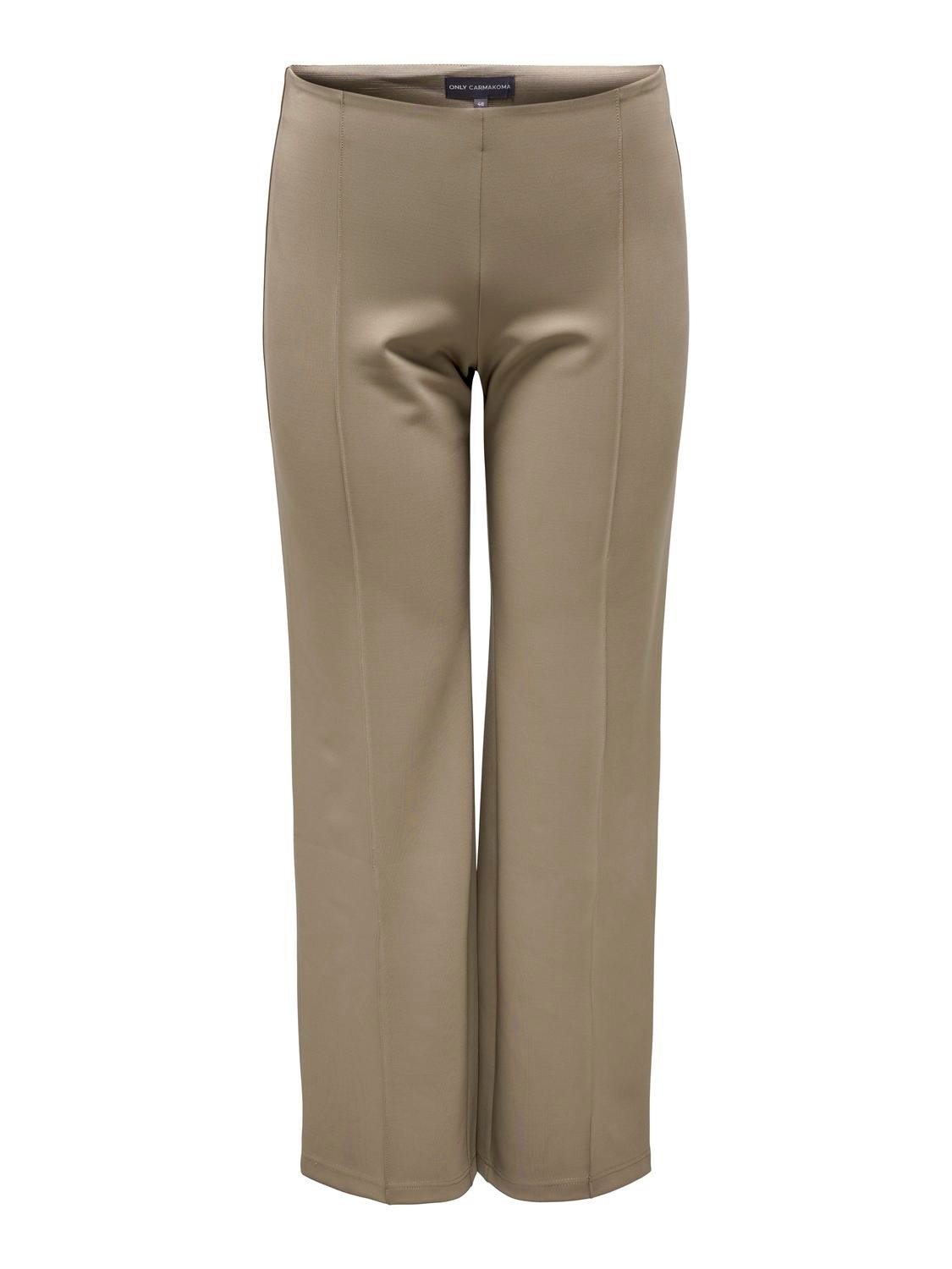 ONLY Pantaloni Straight Fit Vita alta Curve -Weathered Teak - 15312009