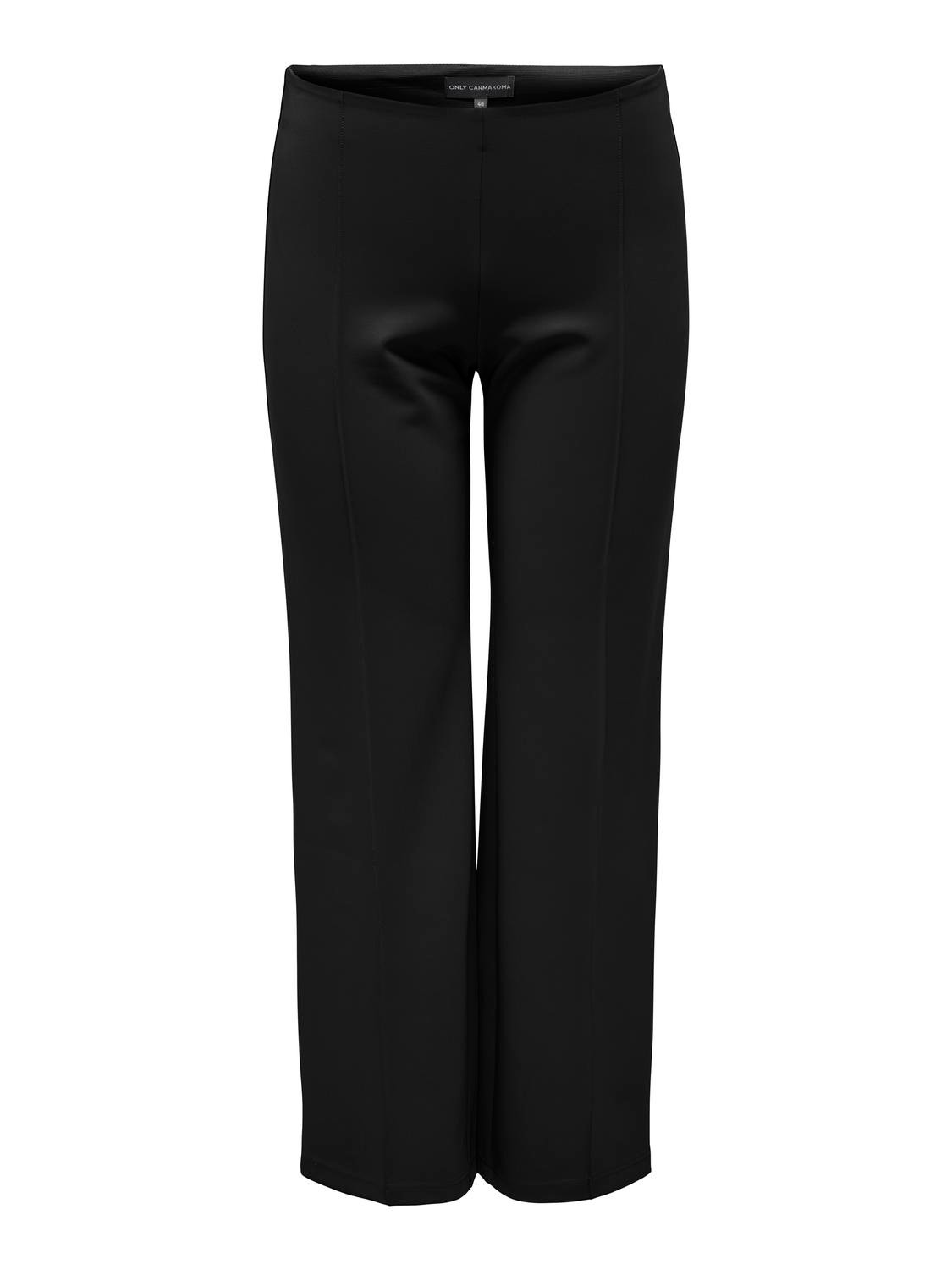 ONLY Curvy bukser med høj talje  -Black - 15312009