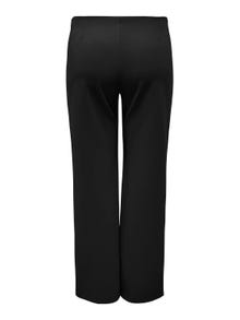 ONLY Krój prosty Wysoka talia Curve Spodnie -Black - 15312009