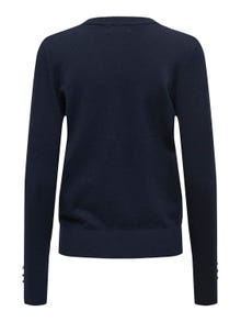 ONLY Pull-overs Knit Fit Col rond Poignets boutonnés -Sky Captain - 15312026