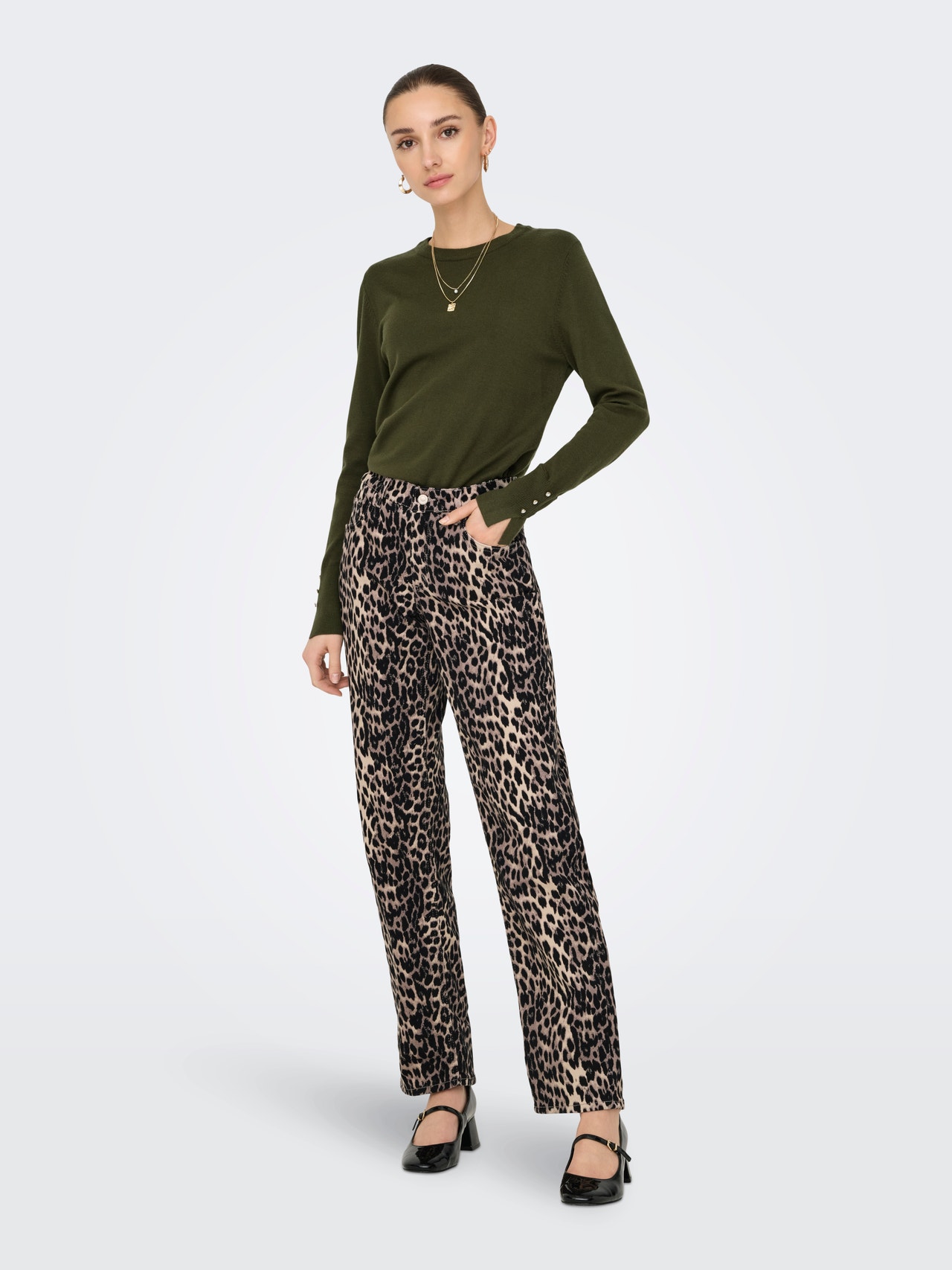 ONLY JDYMALOU Striktrøje -Ivy Green - 15312026