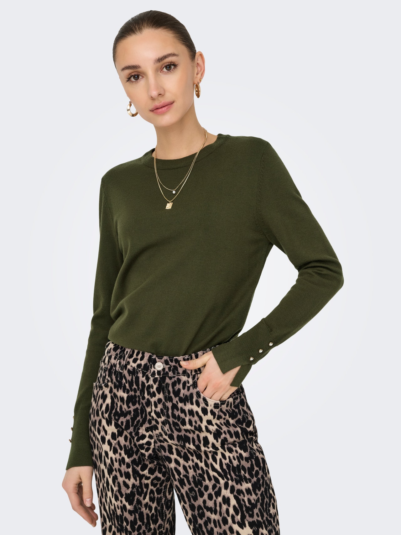 ONLY JDYMALOU Jersey de punto -Ivy Green - 15312026